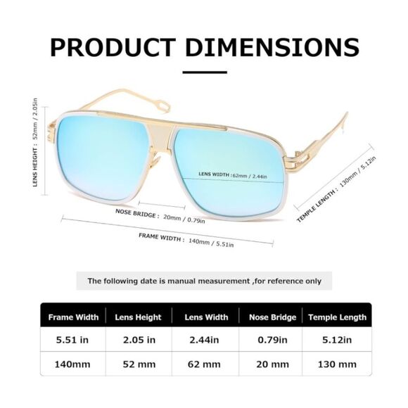 Men’s Aviator Sunglasses - Picture 4 of 5